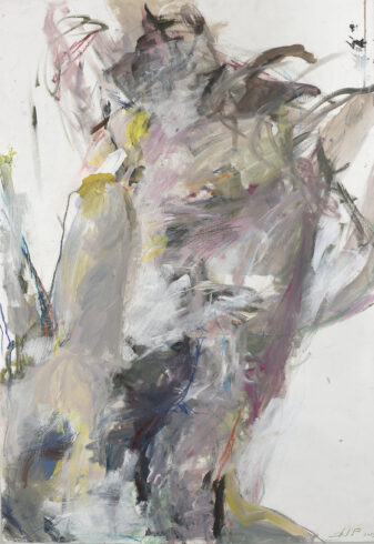 JAMART Dominique : 110x75 cm; 2013; Acrylique sur papier; Artiste; Dominique Jamart Poirier; Pastel gras; Technique Mixte; Sans titre 006-2013; © Patrice Bouvier 2022